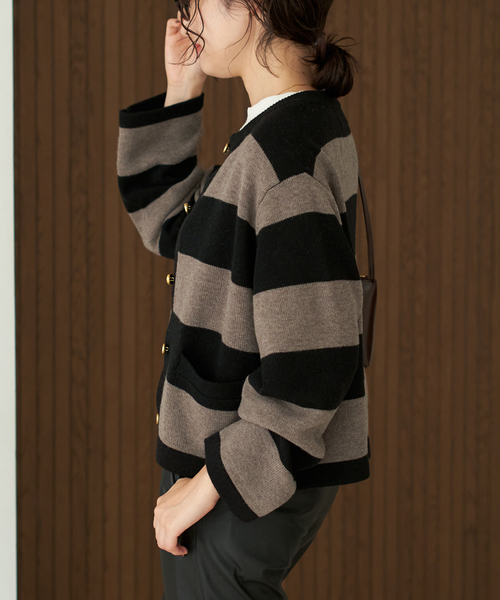plage（プラージュ） カーディガン Metal Button ニットジャケット
