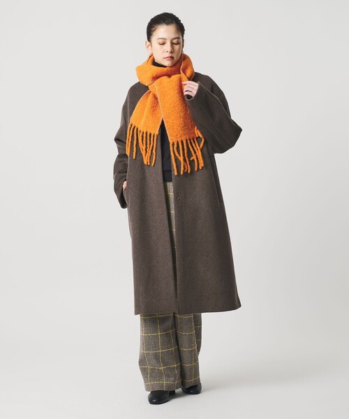 BEAUTY＆YOUTH UNITED ARROWS コート アウター 毛ナイロン ノーカラー