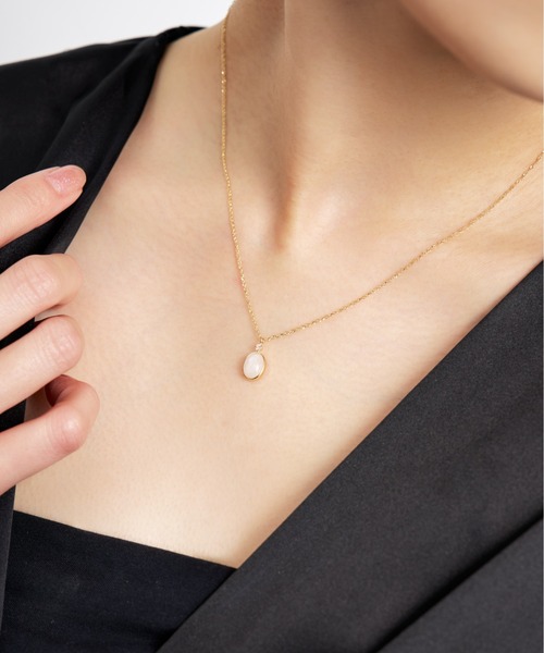 ロア＆ソラ』ホワイトトパーズ♡【ジュエルクローゼット】K10