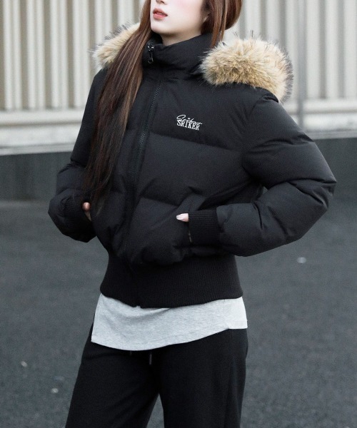 NEW GENTLEMAN ダウンコート ダウンジャケット レイキャビク ファー