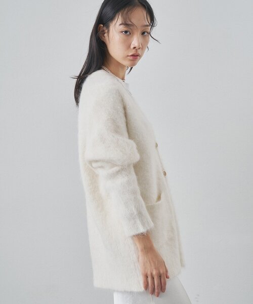 Whim Gazette（ウィム ガゼット） カーディガン スーリーアルパカ