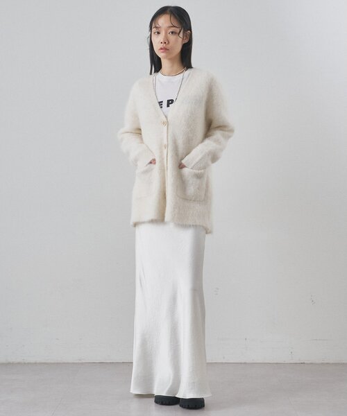 Whim Gazette（ウィム ガゼット） カーディガン スーリーアルパカ