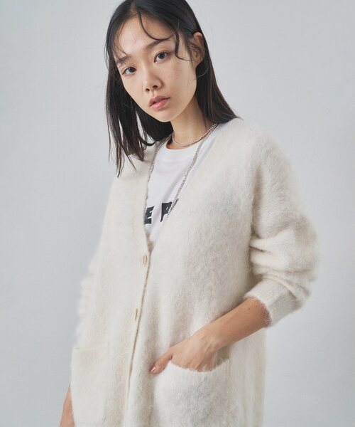 Whim Gazette（ウィム ガゼット） カーディガン スーリーアルパカ