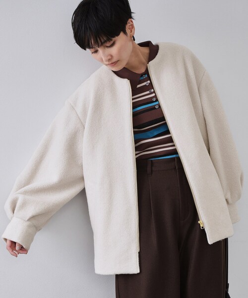 OPAQUE.CLIP（オペークドットクリップ） ノーカラーコート コート