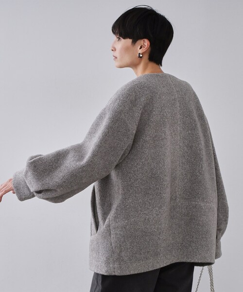 OPAQUE.CLIP（オペークドットクリップ） ノーカラーコート コート