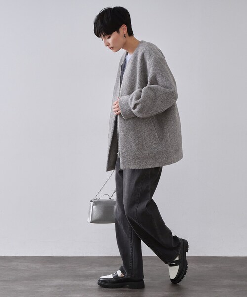 OPAQUE.CLIP（オペークドットクリップ） ノーカラーコート コート