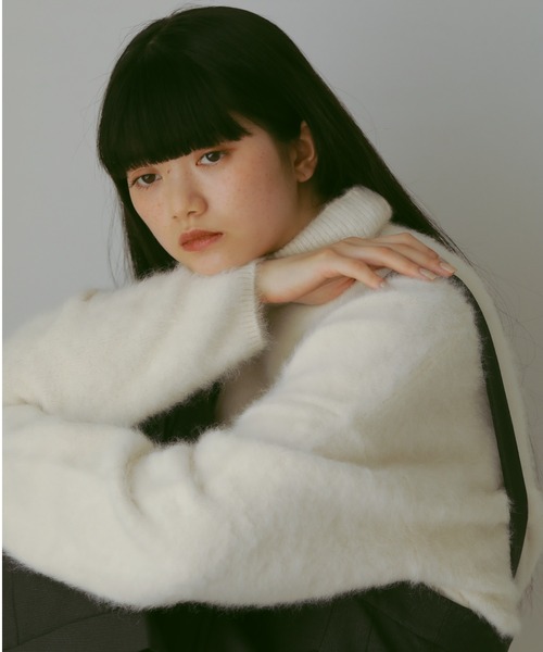 「CASA FLINE」 長袖ニット FREE ピンク レディース_画像5