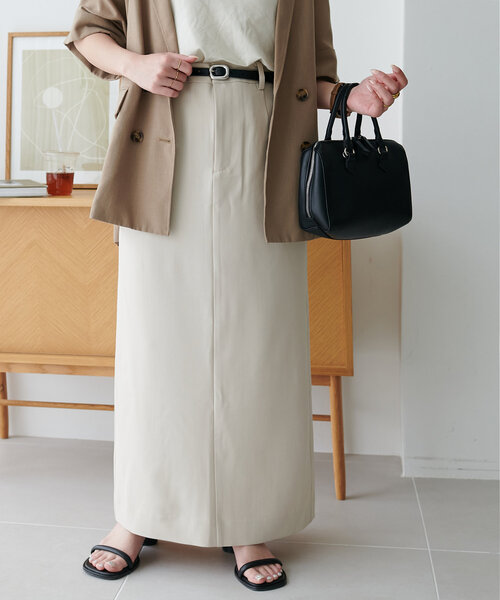 「DISCOAT」 ロングスカート MEDIUM アイボリー レディース_画像3