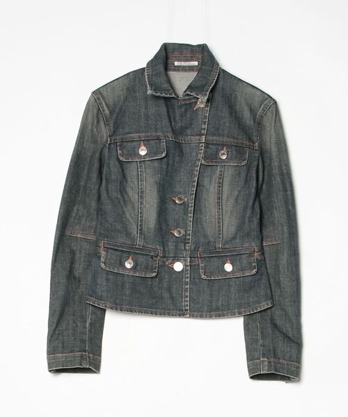23区 デニムジャケット 38サイズ 23区（ニジュウサンク） デニムジャケット 38 グレー レディース