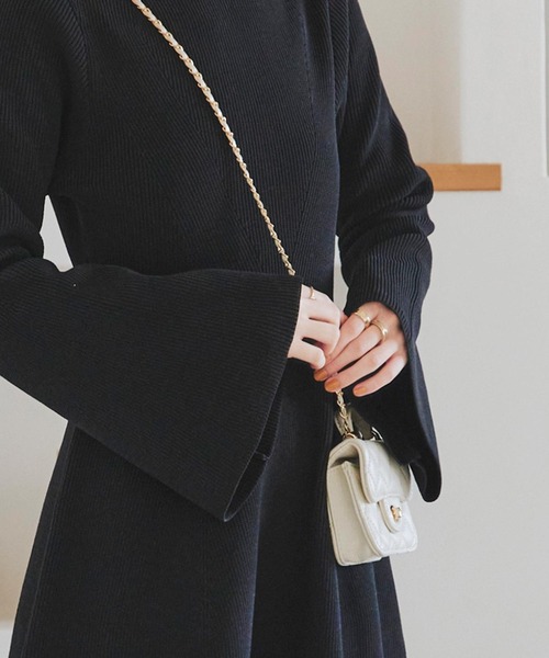 「KOBE LETTUCE」 ニットワンピース M アイボリー レディース_画像5