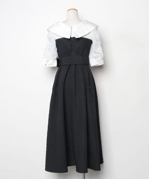 「dazzlin」 半袖ワンピース SMALL ブラック レディースの画像