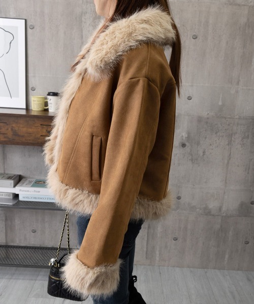 miniministore（ミニミニストア） コート アウター ショートフェイク