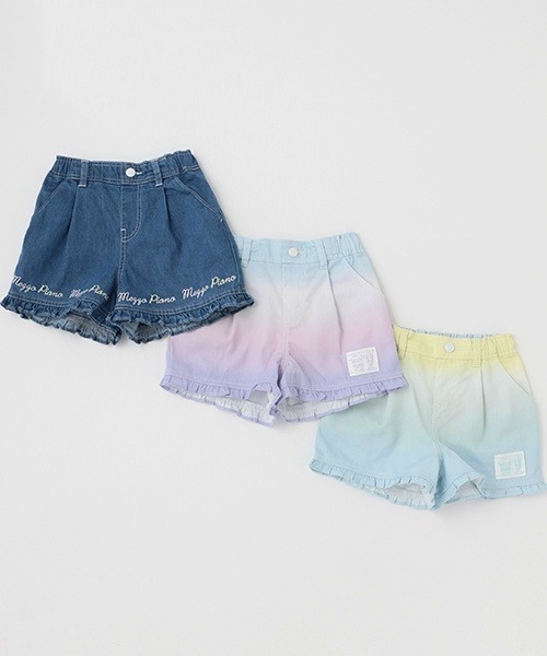 「mezzo piano」 「KIDS」デニムショートパンツ 90cm ブルー キッズ_画像6