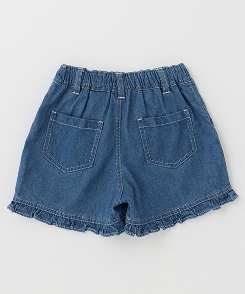 「mezzo piano」 「KIDS」デニムショートパンツ 90cm ブルー キッズ_画像8