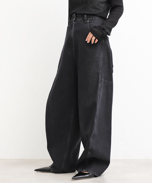 「tibi」 デニムパンツ 25 ブラック レディース_画像2