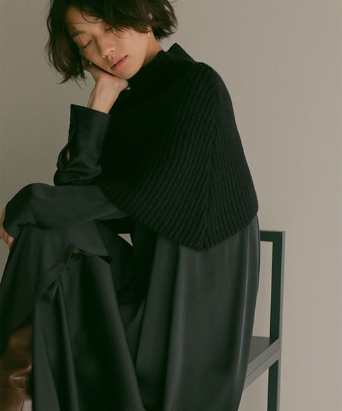 ETRE TOKYO（エトレトウキョウ） ポンチョ FREE ブラウン レディース