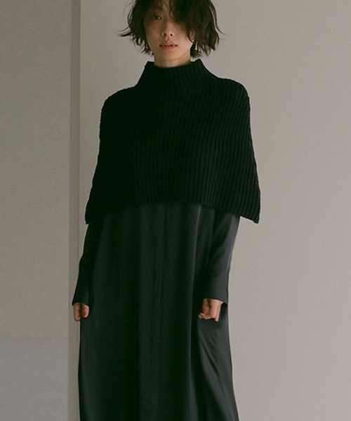 ETRE TOKYO（エトレトウキョウ） ポンチョ FREE ブラウン レディース