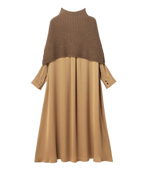 ETRE TOKYO（エトレトウキョウ） ポンチョ FREE ブラウン レディース