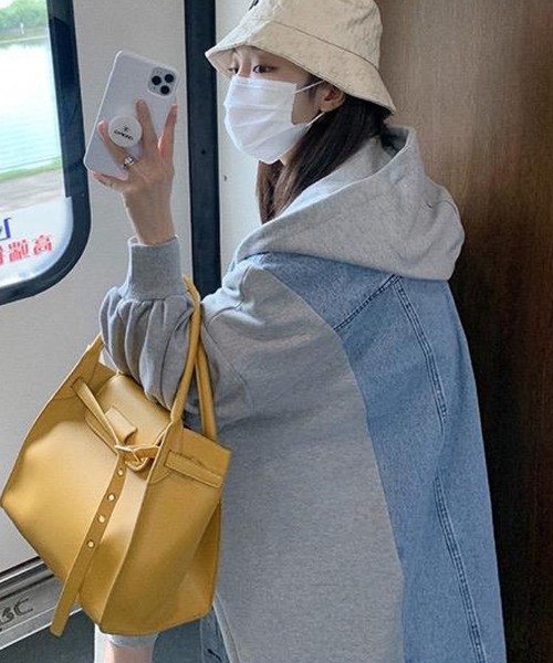 「meJane」 コート FREE グレー レディース_画像8