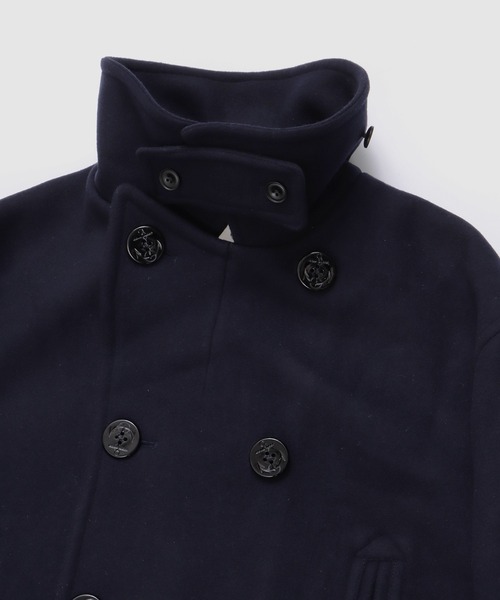 「FIDELITY」 ピーコート LARGE ネイビー メンズ_画像7