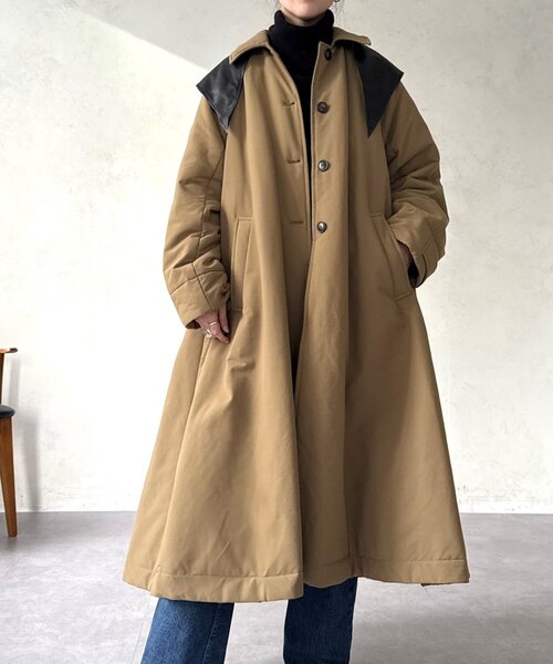 BEARDSLEY（ビアズリー） コート アウター パディングステンカラー