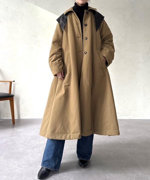 BEARDSLEY（ビアズリー） コート アウター パディングステンカラー