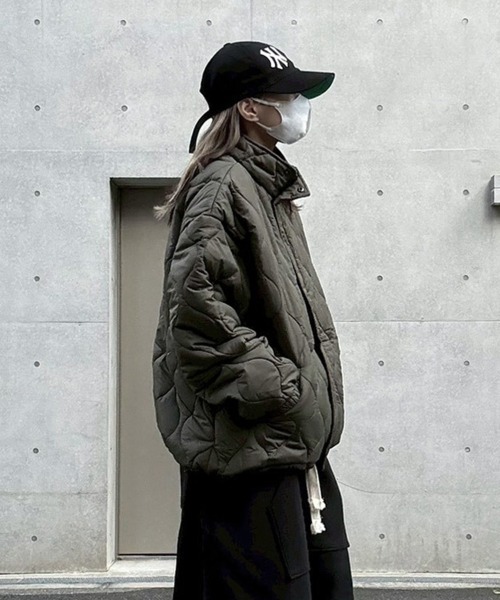 YACA（ヤーカ） コート アウター Stand Collar Quilting Jacket