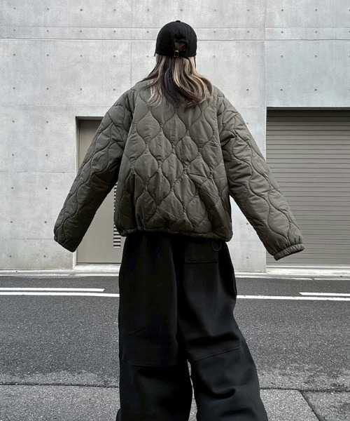 YACA（ヤーカ） コート アウター Stand Collar Quilting Jacket