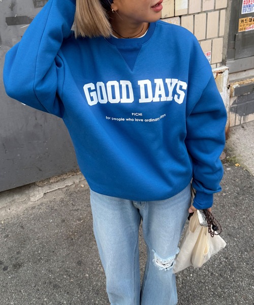 PICHI トレーナー スウェット GOODDAYスウェット レディース