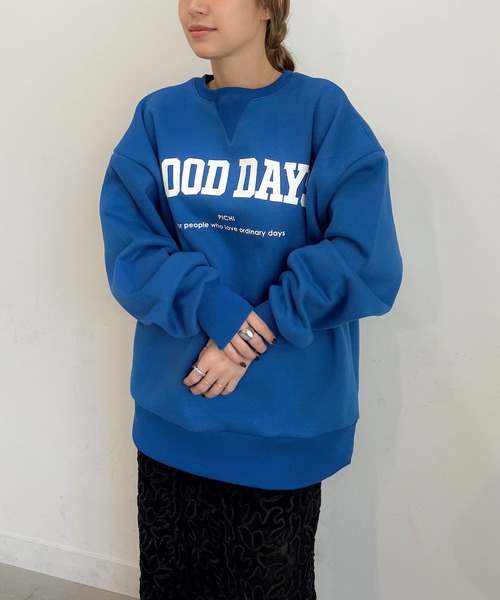 PICHI トレーナー スウェット GOODDAYスウェット レディース