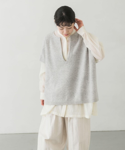 kagure ニットベスト フリーサイズ かぐれ ニットベスト FREE ブラック レディース : ZOZOTOWN Yahoo!店