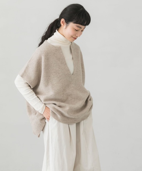 kagure ニットベスト フリーサイズ かぐれ ニットベスト FREE ブラック レディース : ZOZOTOWN Yahoo!店