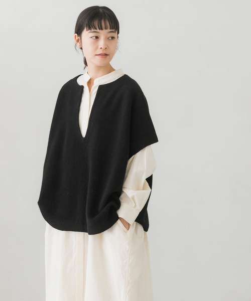 かぐれ ニットベスト FREE ブラック レディース : ZOZOTOWN Yahoo!店