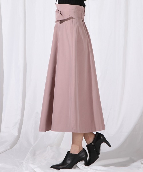 「QUEENS COURT」 フレアスカート S パープル レディース_画像2