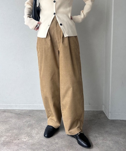 NOGLE ワイドパンツ パンツ コーデュロイ 「NOGLE/ノグル」ワイド