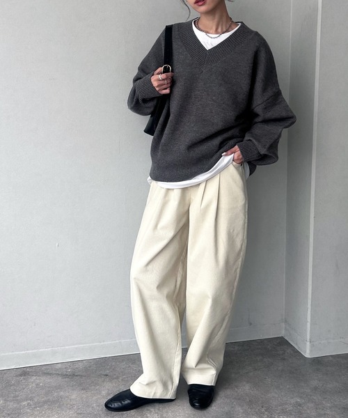 NOGLE ワイドパンツ パンツ コーデュロイ 「NOGLE/ノグル」ワイド