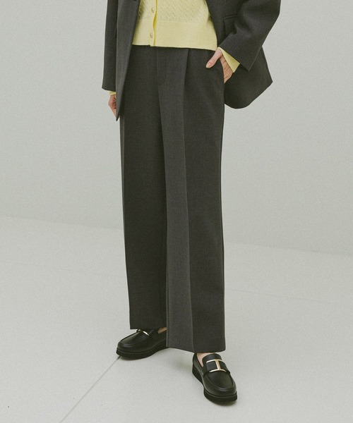 GLOBAL WORK（グローバルワーク） パンツ ウツクシルエットWクロス