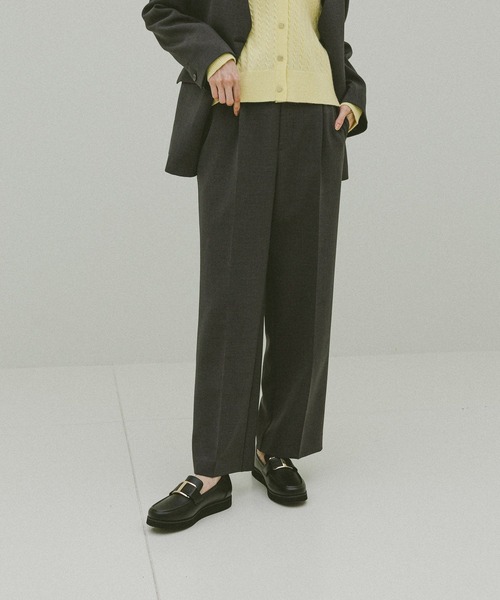 GLOBAL WORK（グローバルワーク） パンツ ウツクシルエットWクロス