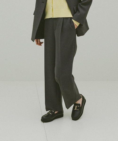 GLOBAL WORK（グローバルワーク） パンツ ウツクシルエットWクロス