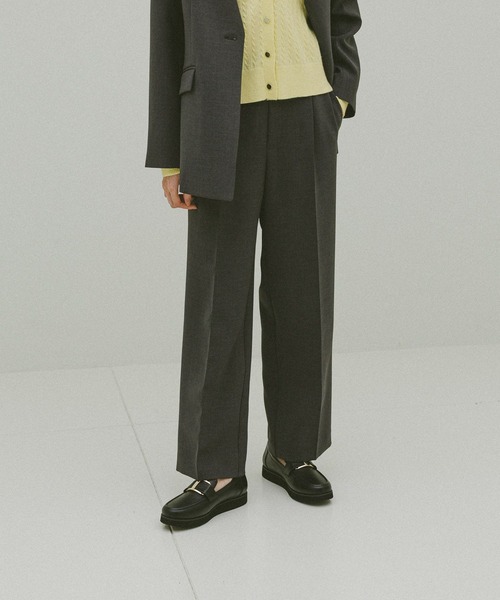 GLOBAL WORK（グローバルワーク） パンツ ウツクシルエットWクロス