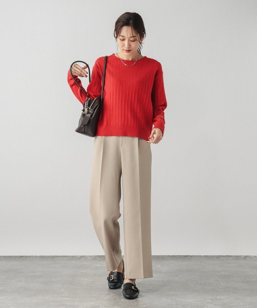 GLOBAL WORK（グローバルワーク） パンツ ウツクシルエットWクロス