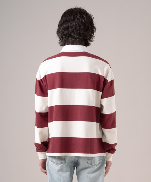 Levi's（リーバイス） tシャツ ハドソン ボックス ラグビーシャツ