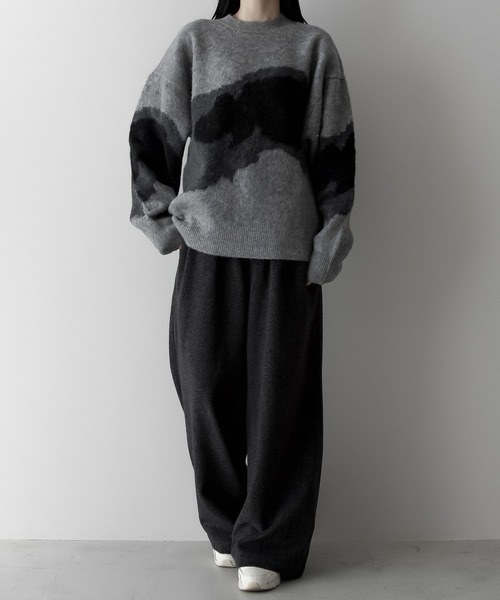 「remer」 スラックス MEDIUM ブラック メンズ_画像8