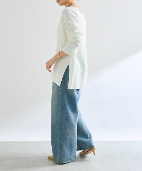 「RIVE DROITE」 長袖ニット FREE ブラック レディース_画像4