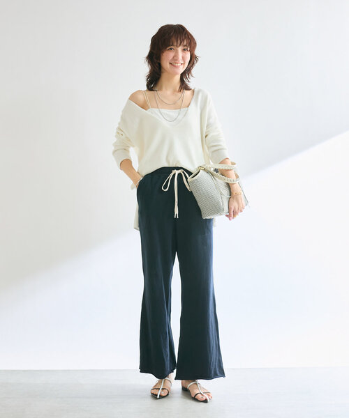 「RIVE DROITE」 長袖ニット FREE ブラック レディース_画像9