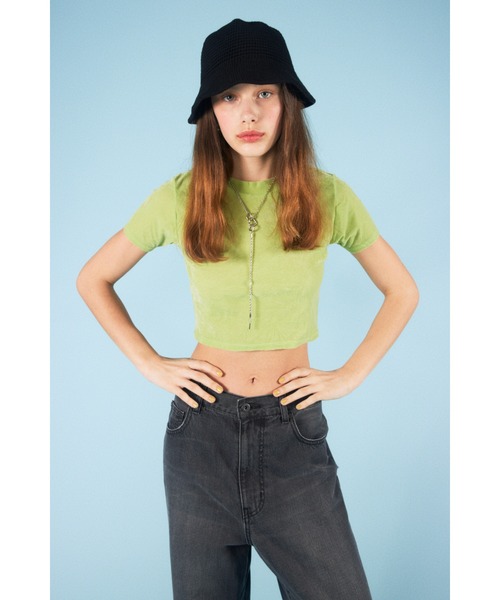 「THROW by SLY」 デニムパンツ 0 ブラック レディース_画像8