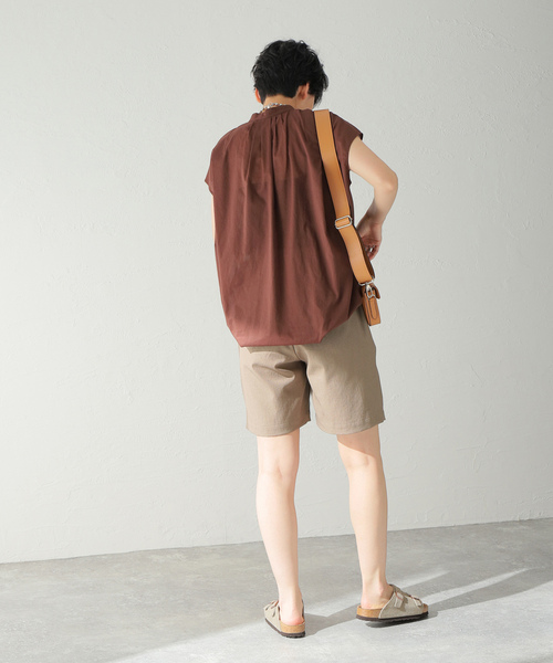 「JOURNAL STANDARD」 ハーフパンツ 36 ブラウン レディース_画像4