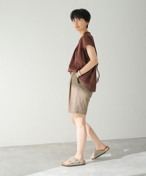 「JOURNAL STANDARD」 ハーフパンツ 36 ブラウン レディース_画像7