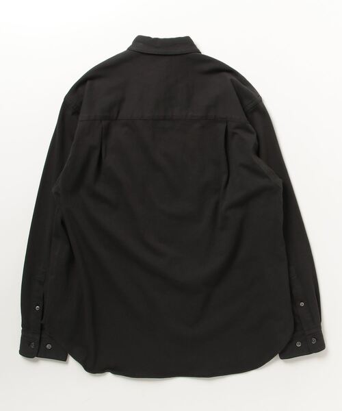 「Steven Alan」 7分袖シャツ L ネイビー メンズ_画像2