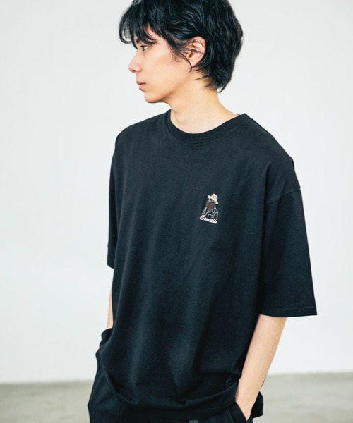 レア！韓国▪️plac × WINNER ミノ ▪️コラボ Tシャツ ブラック LAKOLE（ラコレ） tシャツ ヒゲオジサガラTEE / 647922 メンズ